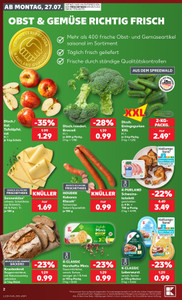 Kaufland Prospekt - Mo-Mi Angebote ab 27.07.