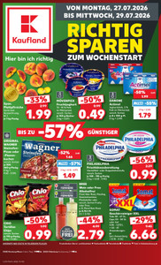 Kaufland Prospekt - Mo-Mi Angebote ab 27.07.