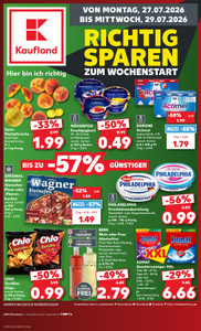 Kaufland Prospekt - Mo-Mi Angebote ab 27.07.