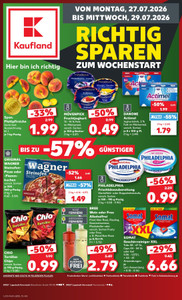 Kaufland Prospekt - Mo-Mi Angebote ab 27.07.