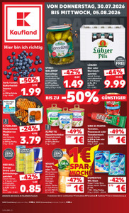 Kaufland Prospekt - Angebote ab 30.07.