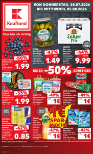 Kaufland Prospekt - Angebote ab 30.07.
