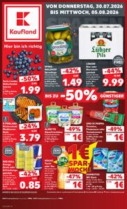 Kaufland Prospekt - Angebote ab 30.07.