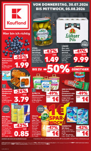 Kaufland Prospekt - Angebote ab 30.07.