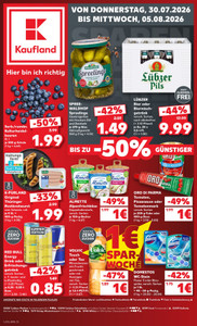 Kaufland Prospekt - Angebote ab 30.07.