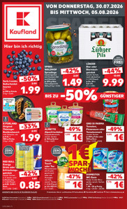 Kaufland Prospekt - Angebote ab 30.07.