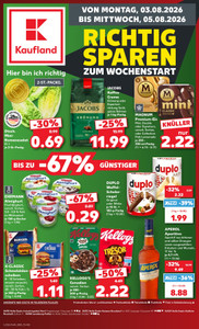 Kaufland Prospekt - Mo-Mi Angebote ab 03.08.