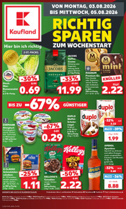 Kaufland Prospekt - Mo-Mi Angebote ab 03.08.