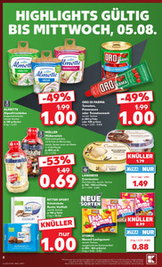 Kaufland Prospekt - Mo-Mi Angebote ab 03.08.