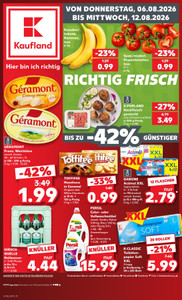 Kaufland Prospekt - Angebote ab 06.08.