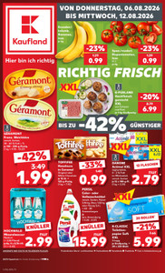 Kaufland Prospekt - Angebote ab 06.08.