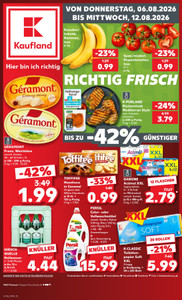 Kaufland Prospekt - Angebote ab 06.08.
