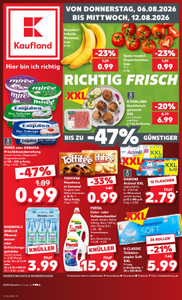 Kaufland Prospekt - Angebote ab 06.08.