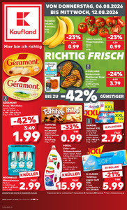 Kaufland Prospekt - Angebote ab 06.08.