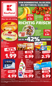 Kaufland Prospekt - Angebote ab 06.08.