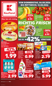 Kaufland Prospekt - Angebote ab 06.08.