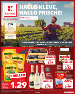Kaufland Prospekt - Angebote ab 06.08.