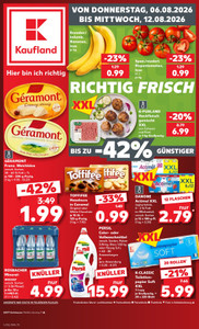Kaufland Prospekt - Angebote ab 06.08.