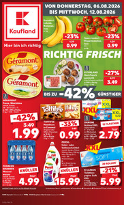 Kaufland Prospekt - Angebote ab 06.08.