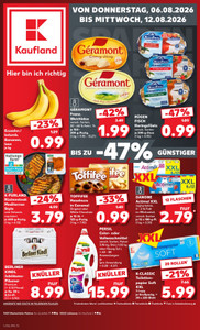 Kaufland Prospekt - Angebote ab 06.08.