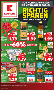 Kaufland Prospekt - Mo-Mi Angebote ab 10.08.
