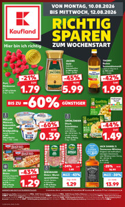 Kaufland Prospekt - Mo-Mi Angebote ab 10.08.