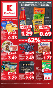 Kaufland Prospekt - Angebote ab 13.08.