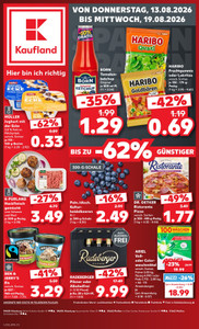 Kaufland Prospekt - Angebote ab 13.08.