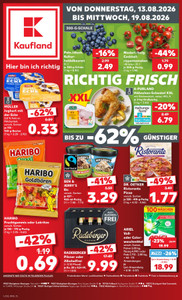 Kaufland Prospekt - Angebote ab 13.08. - Seite 1