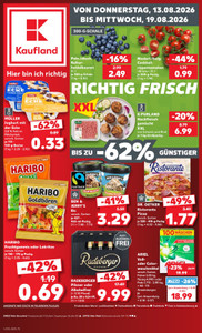 Kaufland Prospekt - Angebote ab 13.08. - Seite 1