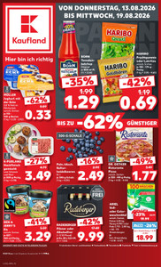 Kaufland Prospekt - Angebote ab 13.08.