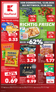 Kaufland Prospekt - Angebote ab 13.08.