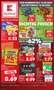 Kaufland Prospekt - Angebote ab 13.08.