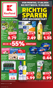 Kaufland Prospekt - Mo-Mi Angebote ab 17.08.