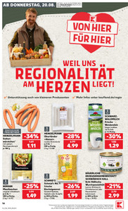 Kaufland Prospekt - Mo-Mi Angebote ab 17.08.