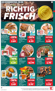 Kaufland Prospekt - Mo-Mi Angebote ab 17.08.