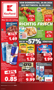 Kaufland Prospekt - Angebote ab 20.08.