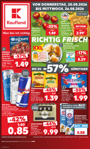 Kaufland Prospekt - Angebote ab 20.08. - Seite 1