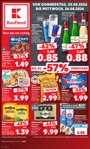 Kaufland Prospekt - Angebote ab 20.08.