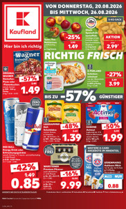 Kaufland Prospekt - Angebote ab 20.08.
