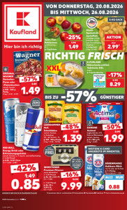 Kaufland Prospekt - Angebote ab 20.08.