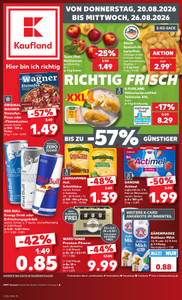Kaufland Prospekt - Angebote ab 20.08.