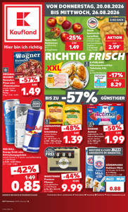 Kaufland Prospekt - Angebote ab 20.08.