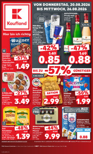 Kaufland Prospekt - Angebote ab 20.08.