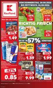Kaufland Prospekt - Angebote ab 20.08.
