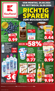 Kaufland Prospekt - Mo-Mi Angebote ab 24.08.