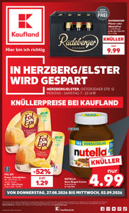 Kaufland Prospekt - Angebote ab 27.08.