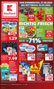 Kaufland Prospekt - Angebote ab 27.08.