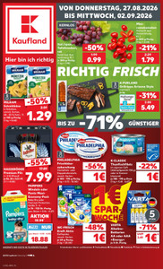 Kaufland Prospekt - Angebote ab 27.08.