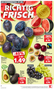 Kaufland Prospekt - Angebote ab 27.08. - Seite 2